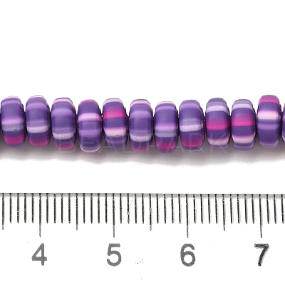 Polymer Clay Beads Strands CLAY-H006-02N-1