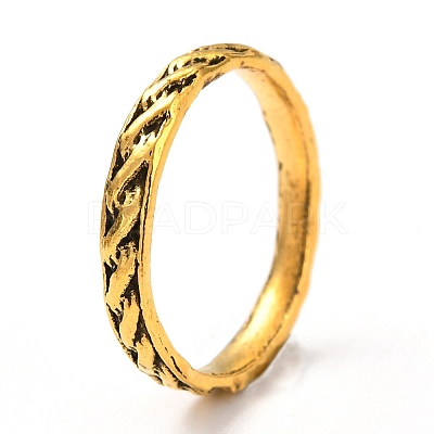 Zinc Alloy Finger Rings Sets RJEW-L101-03AG-1