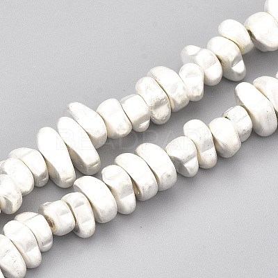 Electroplate Non-magnetic Synthetic Hematite Beads Strands G-T114-15-1