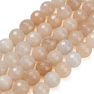 Natural Pink Aventurine Beads Strands G-C280-B05-12mm-1