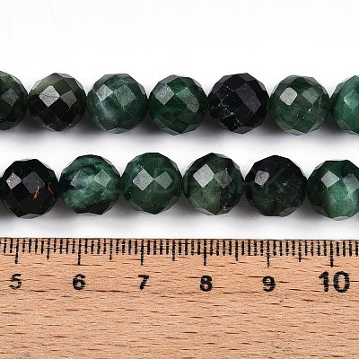 Natural Fuchsite Beads Strands G-T140-20C-1