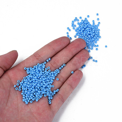 8/0 Czech Opaque Glass Seed Beads SEED-N004-003A-17-1