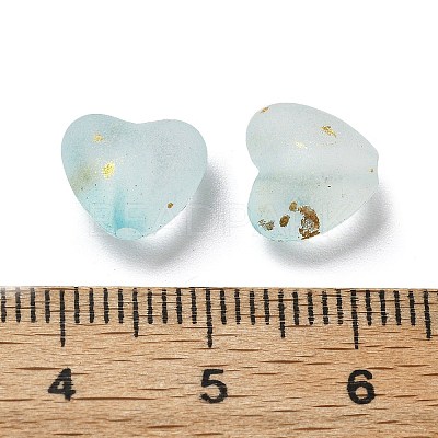 Frosted Transparent Acrylic Beads X1-OACR-F013-03-1
