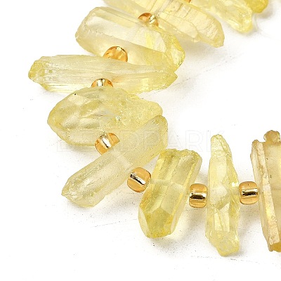 Natural Quartz Crystal Beads Strands G-F800-C18-1