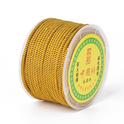 Polyester Milan Cord for DIY Jewelry Craft Making OCOR-F011-D15-1