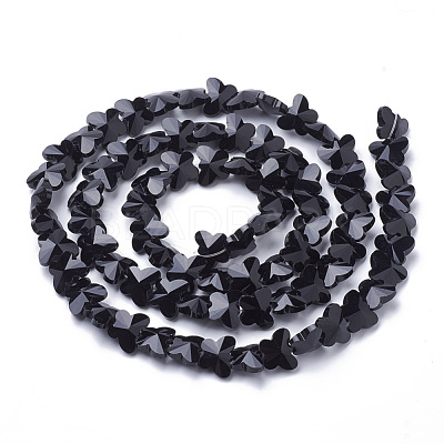 Transparent Glass Beads GLAA-Q066-14mm-B01-1