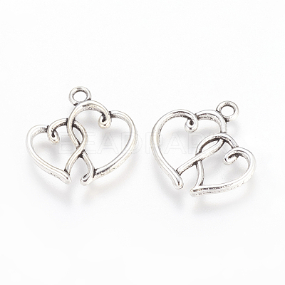 Tibetan Style Alloy Pendants X-TIBEP-21057-AS-NR-1