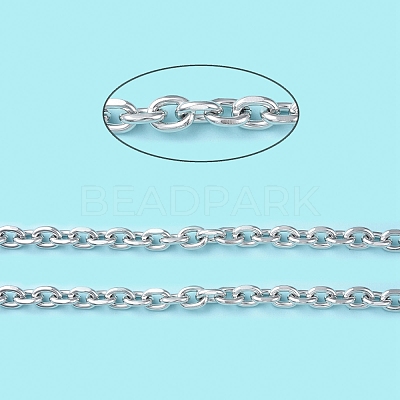 Oval Oxidation Aluminum Cable Chains CHA-K003-01P-1