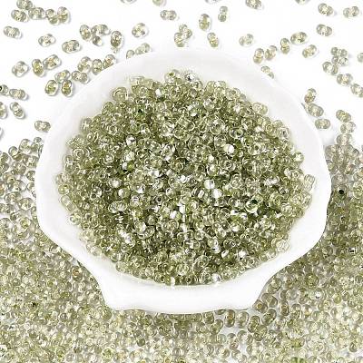 Baking Paint Transparent Glass Seed Beads SEED-N006-05I-1