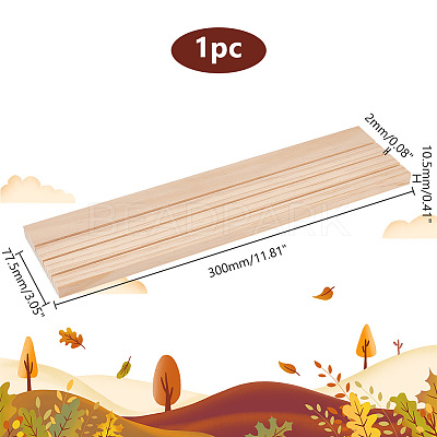 Wood Holder Stand for Earring Display Card ODIS-WH0038-81-1