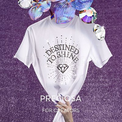 Preciosa® MAXIMA Crystal No Hotfix Flatback Stones Y-PRC-NSS8-21110-1