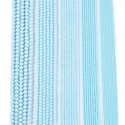 Opaque Solid Color Imitation Jade Glass Beads Strands EGLA-A044-P3mm-D06-1