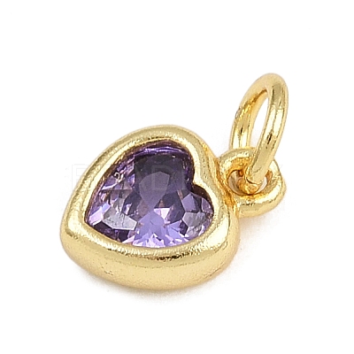 Brass with Cubic Zirconia Pendants KK-A269-67G-1