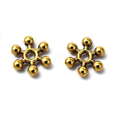 Tibetan Style Alloy Spacer Beads X-TIBEB-1171-AG-LF-1