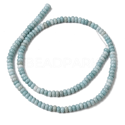 Cracked Opaque Glass Beads Strand GLAA-D306-A07-1