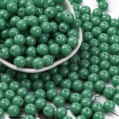 Opaque Colours Glass Seed Beads SEED-Z004-P8MM-11-1