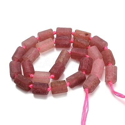 Natural Strawberry Quartz Beads Strands G-C289-A02-01-1