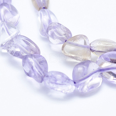 Natural Ametrine Beads Strands LS-G-K203-09-1