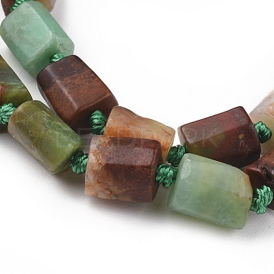 Natural Chrysoprase Beads Strands G-K209-01E-1