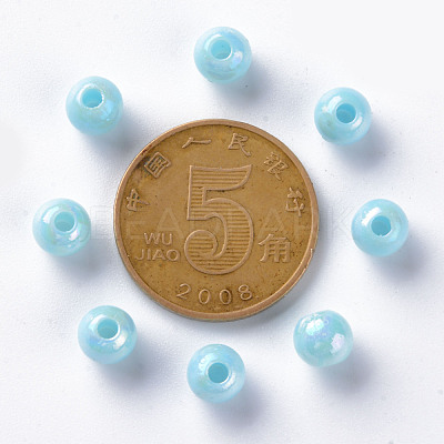 Opaque Acrylic Beads MACR-S370-D6mm-A07-1