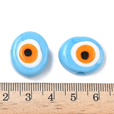 Handmade Evil Eye Lampwork Beads LAMP-G168-02I-1