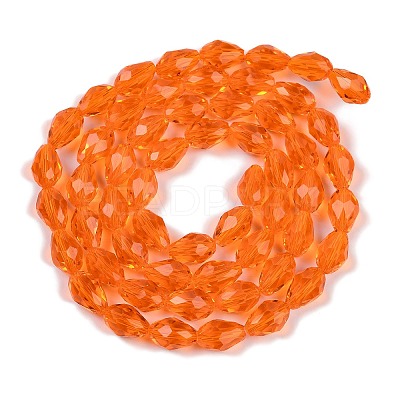 Transparent Glass Beads Strands EGLA-N013-T4mm-D09-1