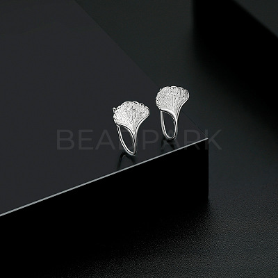 999 Fine Silver Cuff Earrings FS-WG3F72D-01-1