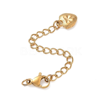 201 Stainless Steel Curb Chain Extender SA-CBA0FDA-01G-05-1