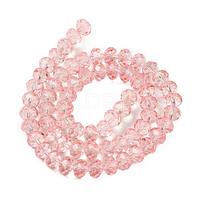 Transparent Baking Paint Glass Beads X1-DGLA-A034-T8mm-D10-1