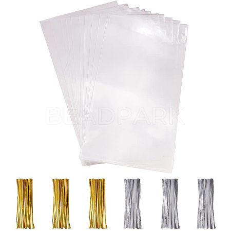 Rectangle OPP Cellophane Bags DIY-PH0006-02-28x16-1