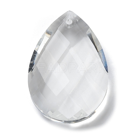 Transparent Glass Pendants GLAA-R223-03A-1