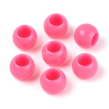 Opaque Acrylic Beads SACR-N018-05E-1