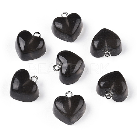 Transparent Resin Pendants RESI-R429-30H-1