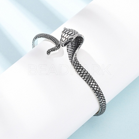 Retro 316 Surgical Stainless Steel Cuff Bangles BJEW-C142-13AS-1