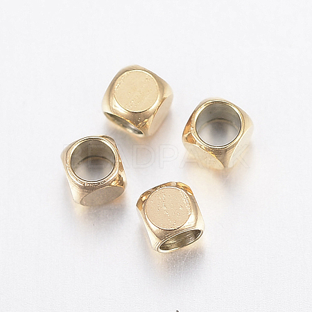 Ion Plating(IP) 304 Stainless Steel Beads STAS-F135-07G-2x2mm-1