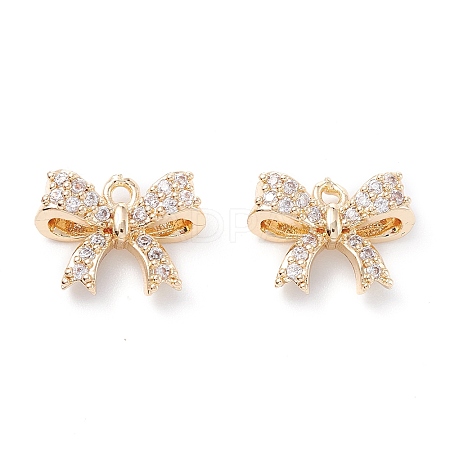 Rack Plating Brass Micro Pave Cubic Zirconia Charms LS-ZIRC-C026-02LG-1