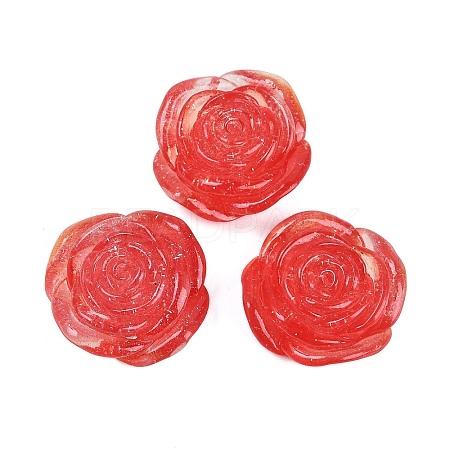 Flower Series Resin Cabochons CRES-Q008-01H-1
