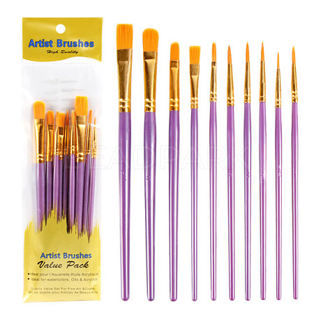 Paint Plastic Brushes Set CELT-PW0001-010G-1
