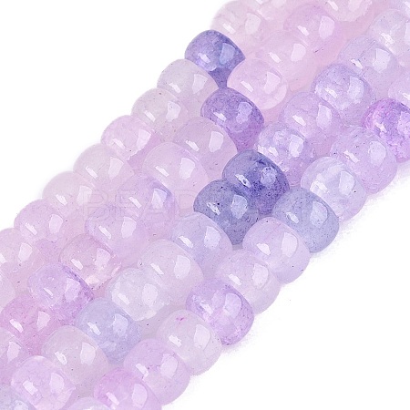 Ombre Effect Dyed Glass Beads Strands GLAA-Q106-05A-A11-1
