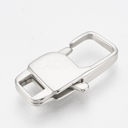 Tarnish Resistant 304 Stainless Steel Lobster Claw Clasps STAS-T033-28A-1