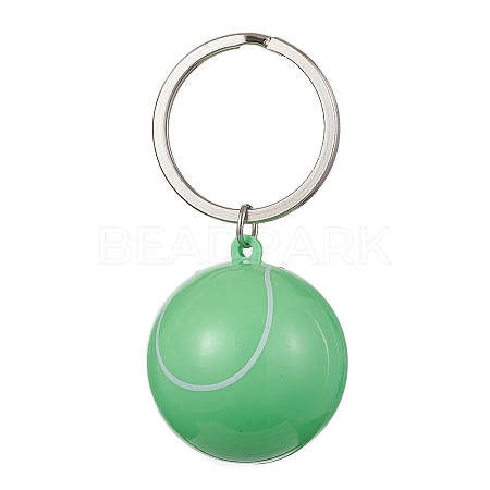 ABS Plastic Sports Ball Theme Pendants Keychains KEYC-JKC00659-01-1