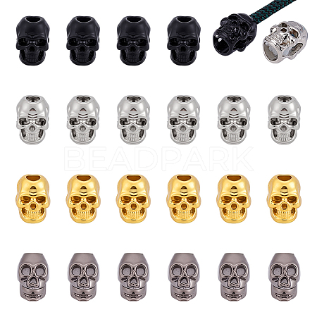 40Pcs 4 Styles Alloy Bead Cone FIND-NB0006-51-1
