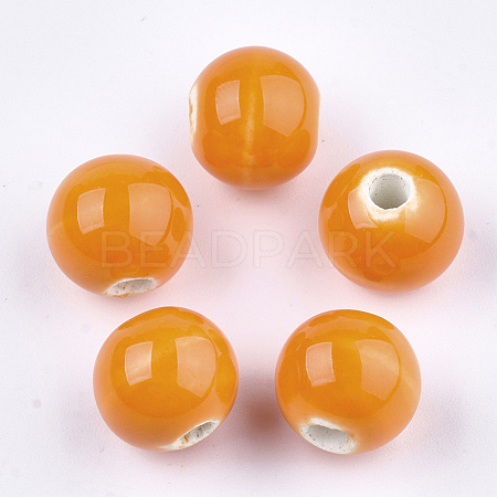 Handmade Porcelain Beads PORC-S499-01B-05-1