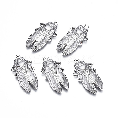 Non-Tarnish 201 Stainless Steel Pendants X-STAS-S119-165P-1