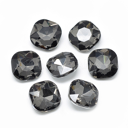 Pointed Back Glass Rhinestone Cabochons RGLA-T032-10x10mm-07-1